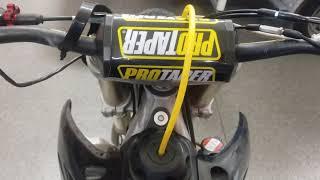 How to Start a Four Stroke Dirt Bike First Kick (rmz 250)