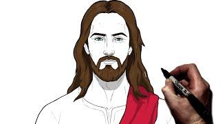 How To Draw Jesus Christ | Step By Step