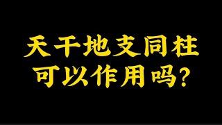 【准提子命理】天干地支同柱，如何作用？