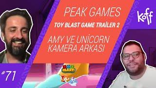 PEAK GAMES, TOY BLAST GAME TRAİLER 2 / AMY VE UNİCORN - KAMERA ARKASI /PORTFOLİO İNCELEME/ 71