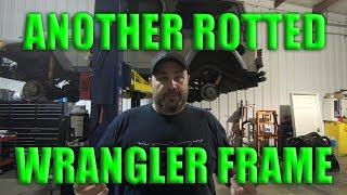 JEEP WRANGLER TJ/LJ FRAME REPAIR!!! Rotted bad!!!