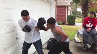 Boxing Homer vs Chris