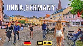 Unna Germany/Walking tour in Unna NRW in Germany 4k HDR 60fps