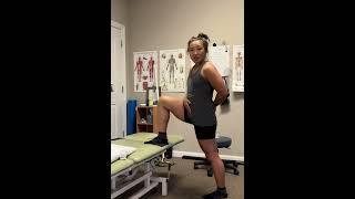 Standing hip flexor stretch