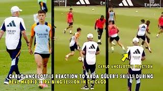 CARLO ANCELOTTI SHOCKED BY ARDA GÜLER'S SKILLS IN REAL MADRID TRAINING IN CHICAGO