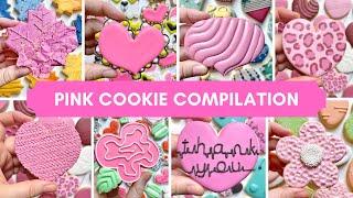 PINK COOKIES ~ an epic cookie decorating compilation of all pink cookies 