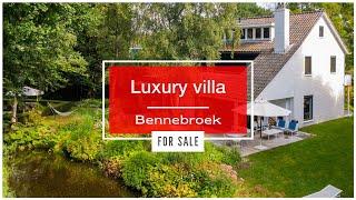 Magnificent luxury villa, designed by architect Grand & Johnson in Bennebroek for sale