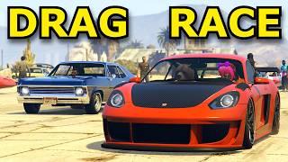 Classic Vs Modern Car Drag Races In GTA Online