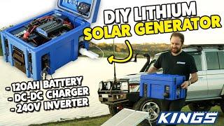 DIY Solar Generator! 1536Wh Portable Power Station Lithium LiFePO4 HOW TO