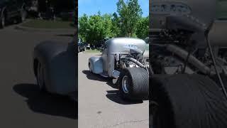 Amazing Custom Hot Rod. Street Machine, Muscle Car. Classic Car Show.