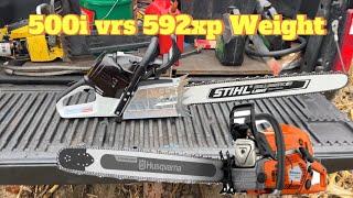 Stihl 500i Verses Husqvarna 592xp