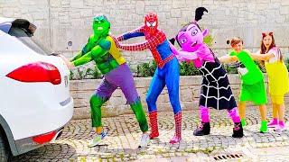 Dancing Car Superheroes + more videos for Kids with Adriana and Ali