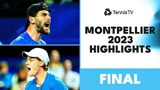 Jannik Sinner vs Maxime Cressy For The Title! | Montpellier 2023 Final Highlights