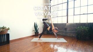 45 Minute Creative Heart Opening Vinyasa | funky transitions, no chaturanga