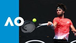 Nikoloz Basilashvili v Stefano Travaglia match highlights (2R) | Australian Open 2019