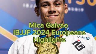 Mica Galvao IBJJF 2024 Europeans Highlight