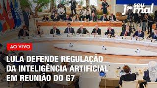 Lula defende regulação da inteligência artificial em reunião do G7 | Seu Jornal 14.06