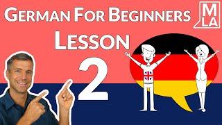  German for Beginners | A1-A2 | Lesson 2 | Marcus´ Language Academy