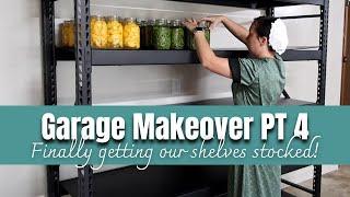 Want a Modern Garage Makeover? Watch This For Easy Canning Shelves Inspiration