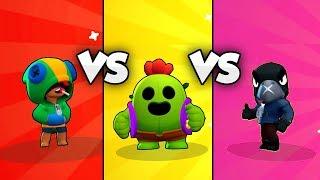 Bester LEGENDÄRER Brawler? | SPIKE vs LEON vs CROW Battle! | Brawl Stars deutsch