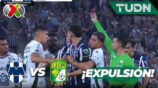 ¡Bronca y expulsados en los minutos finales! | Monterrey 2-1 León | Liga Mx -AP2024 - J17 | TUDN