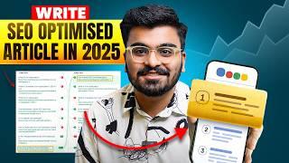 How To Write SEO Optimised Article In 2025 | How To Rank #1 On Google | SEOWriting.AI Review!