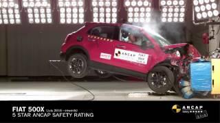 ANCAP CRASH TEST: Fiat 500X (July 2016 - onwards) frontal offset test at 64km/h