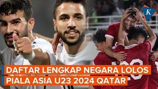 Daftar Negara yang Lolos ke Piala Asia U23 2024, Indonesia Juara Grup, Malaysia Runner-up Terbaik