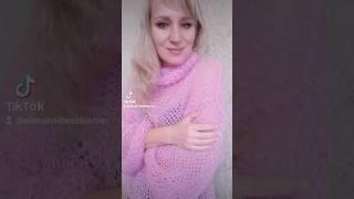 Показываю полностью! Джемпер-паутинка #стильноевязание