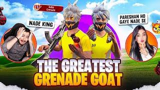 The Greatest  GreNade Goat  Ever  Alexa Live Crazy Reaction On Me   - Garena Free fire