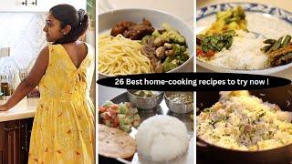 26 Best home-cooked meal ideas to try now | Indian food recipe compilation | Lunch & dinner ideas