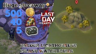 UNLOCK LIGHTHOUSE IN ISLAND WATCHTOWER DANGEROUS Location HUGE GIVEAWAY(over) Last Day on Earth