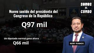 Q97 mil y Q66 mil: revelamos los nuevos sueldos de los diputados