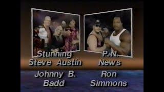 Ron Simmons & PN News vs Steve Austin & Johnny B Badd   Pro Aug 10th, 1991
