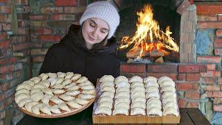 Traditional Ukrainian dumplings with potatoes! Varenyki