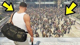 GTA 5 - The BIGGEST Zombie Hoard EVER!! (Zombie Apocalypse)