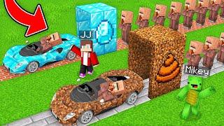 Mikey and JJ Built POOR vs RICH Car Factory in Minecraft (Maizen)