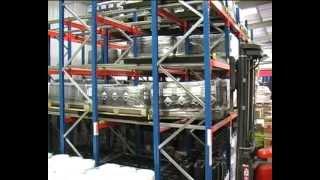 Push Back Pallet Racking by EZR Shelving