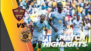 Highlights | Stellenbosch FC vs. Kaizer Chiefs | 2022/2023 DStv Premiership