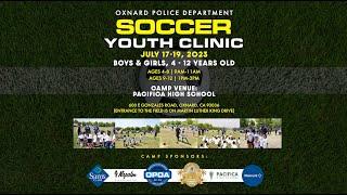 Oxnard Police Youth Soccer Clinic 2023