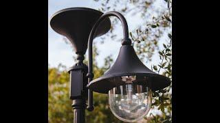 Everest Solar Lamp w/GS Solar Light Bulb | Solar Lights for Any Outdoor Setting