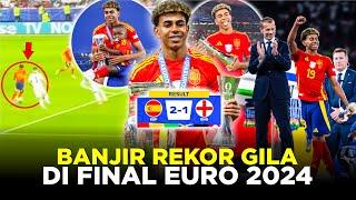 LAMINE YAMAL BANJIR BERBAGAI REKOR GILA!! SPANYOL KALAHKAN INGGRIS DAN JUARA EURO 2024