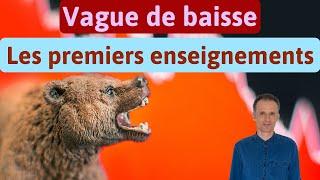 Vague de baisse : les premiers enseignements