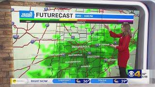 Cloudy and quiet Tuesday; rain for Christmas Day