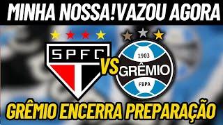 ENCERRADO!  GRÊMIO ENCERRA A PREPARAÇÃO PARA ENFRENTAR OS TRIKAS! AS ULTIMAS NOTICIAS DO GRÊMIO