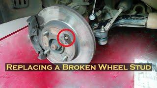 Replacing Wheel Stud | Broken Wheel Stud | Broken lug nut |