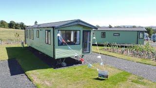 For Sale, the Victory Baywood. 38' x 12' 2 Bedroom Static Caravan.