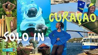 CURAÇAO SOLO TRAVEL VLOG |Underwater Walking, Beaches,Exploring Otrabanda,Local Eats / TheStushLife