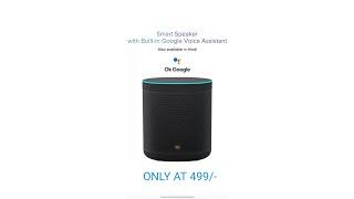 MI SMART SPEAKER | Google Assistance | Offer price 499/- | Using Coupon recived during Flipkart Sale