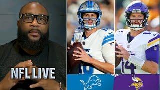 NFL LIVE | Marcus Spears: Sam Darnold will prove he is MVP by take Vikings beat Lions on Sunday